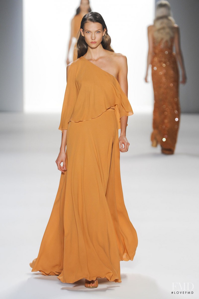 Karlie Kloss featured in  the Elie Saab fashion show for Spring/Summer 2012