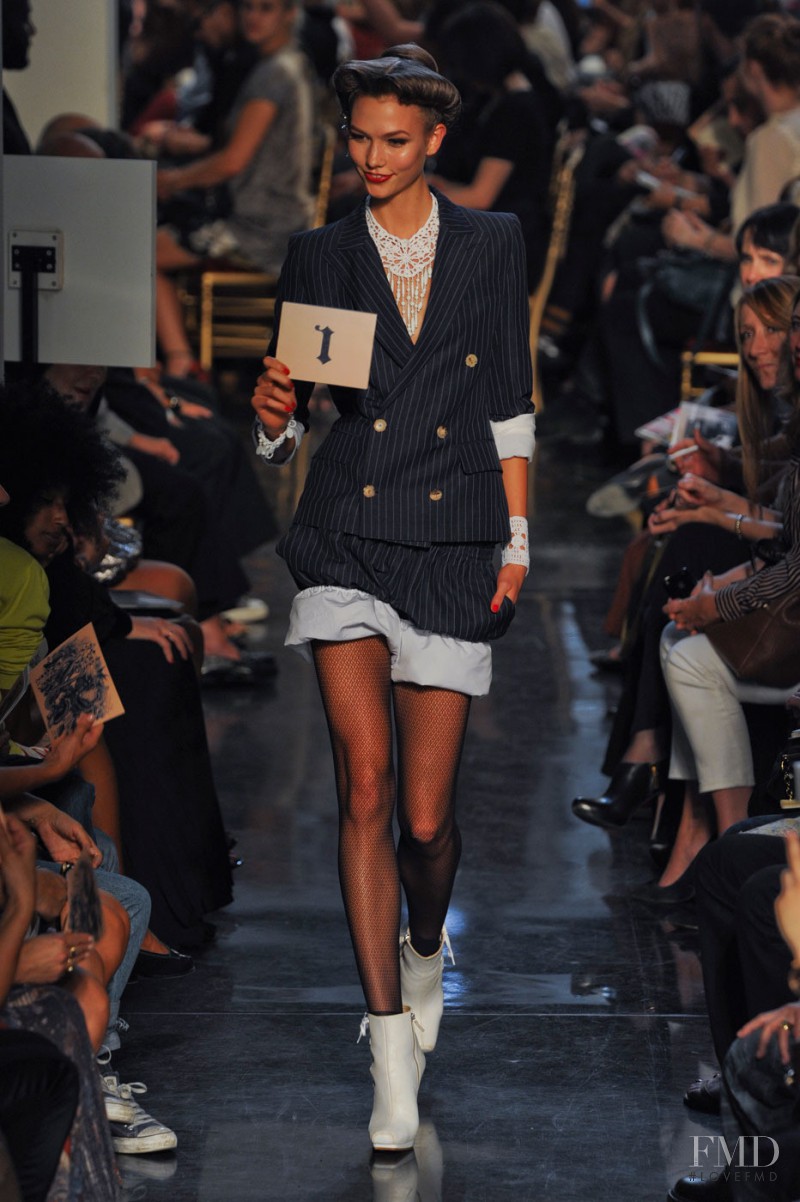 Karlie Kloss featured in  the Jean-Paul Gaultier fashion show for Spring/Summer 2012