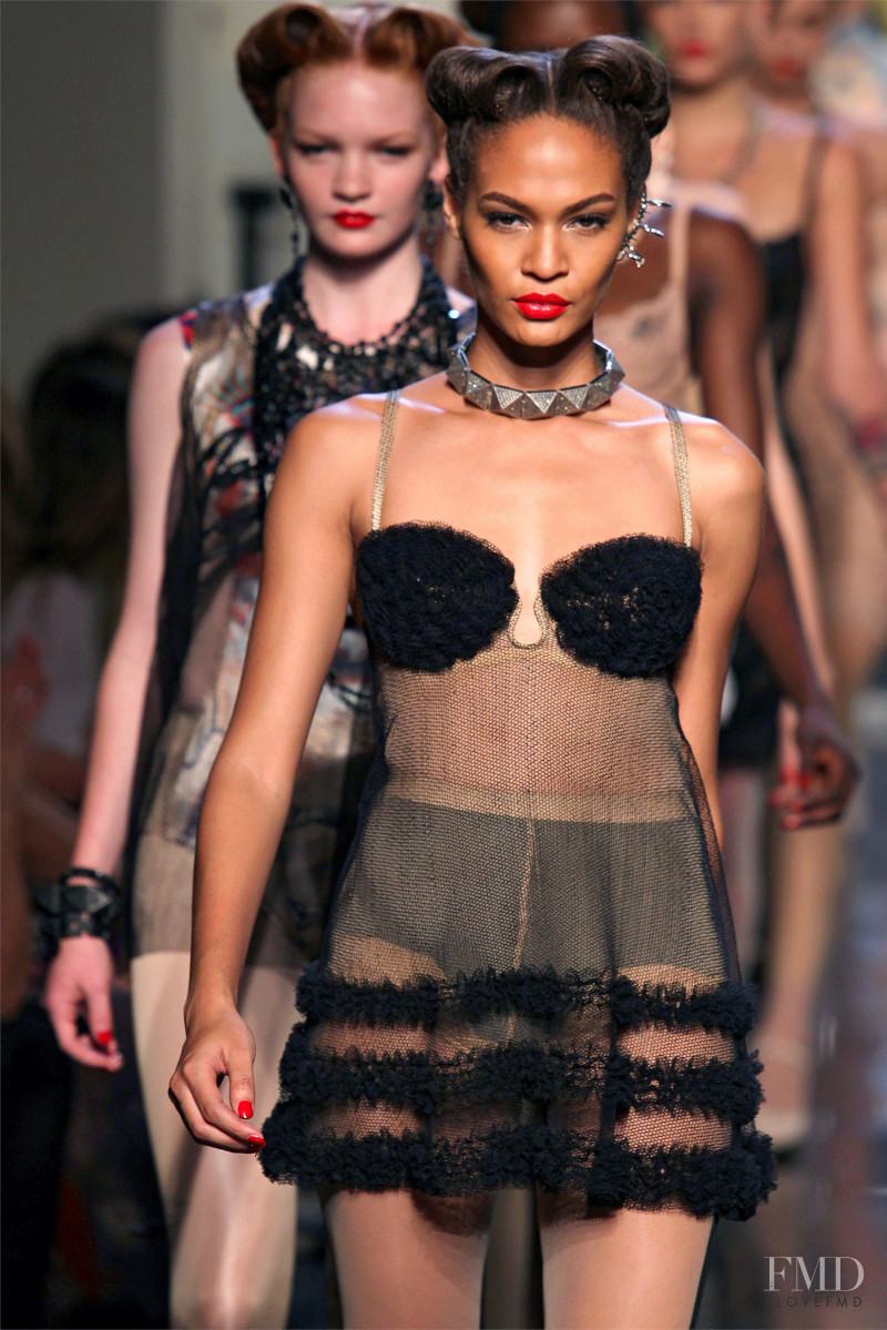 Joan Smalls featured in  the Jean-Paul Gaultier fashion show for Spring/Summer 2012