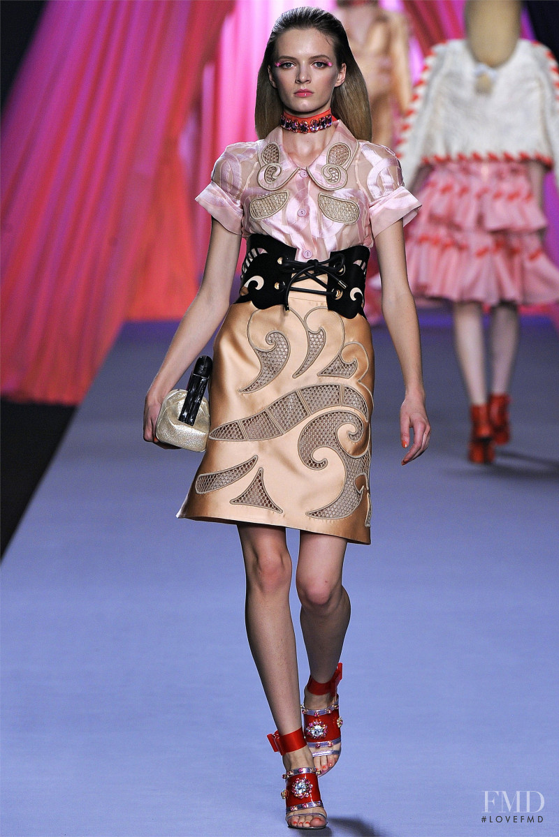 Daria Strokous featured in  the Viktor & Rolf fashion show for Spring/Summer 2012