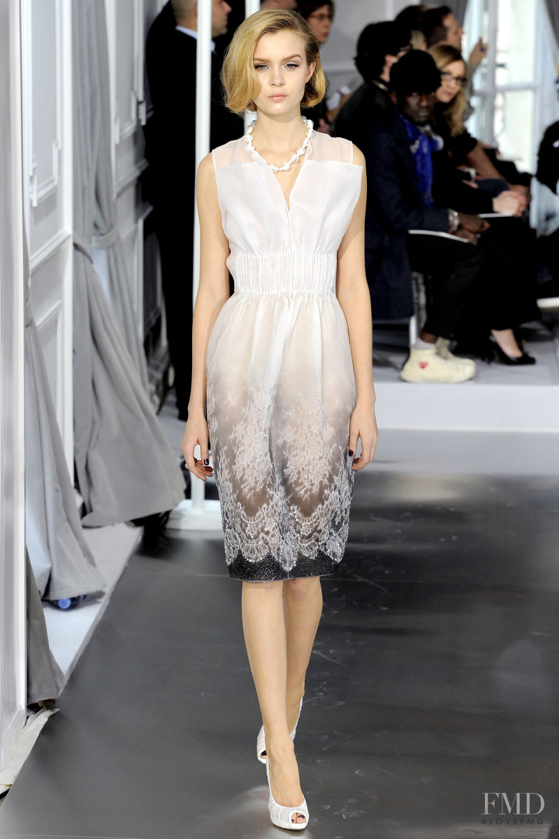 Josephine Skriver featured in  the Christian Dior Haute Couture fashion show for Spring/Summer 2012