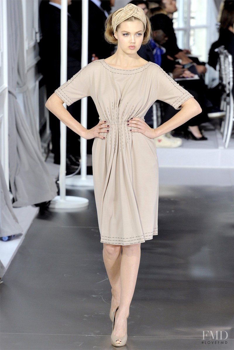 Lindsey Wixson featured in  the Christian Dior Haute Couture fashion show for Spring/Summer 2012