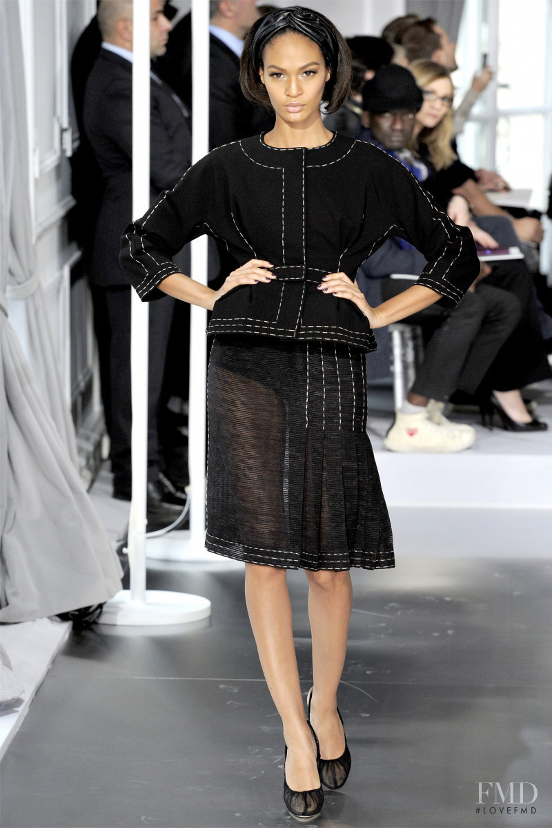 Joan Smalls featured in  the Christian Dior Haute Couture fashion show for Spring/Summer 2012