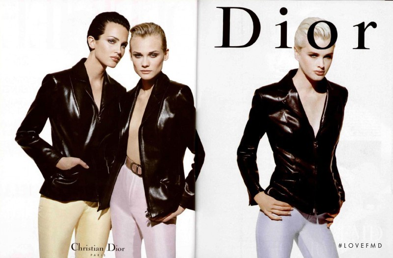 Chandra North featured in  the Christian Dior advertisement for Spring/Summer 1997
