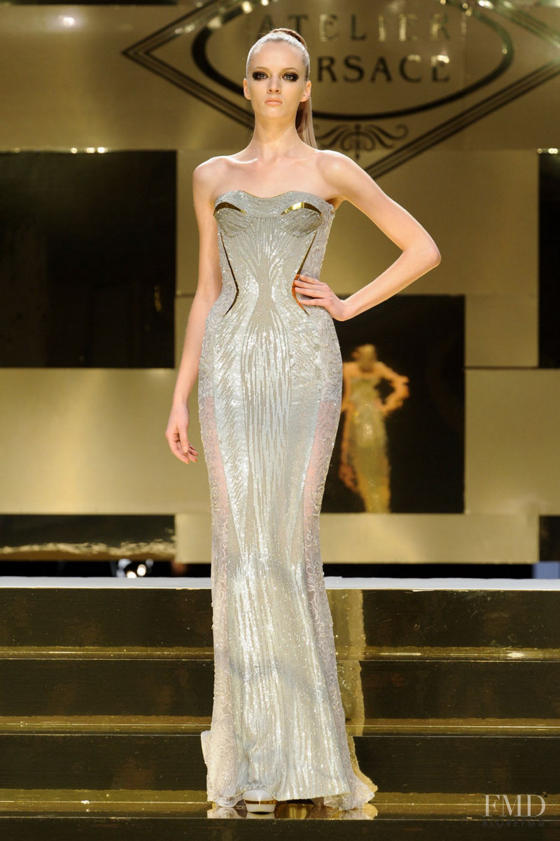 Daria Strokous featured in  the Atelier Versace fashion show for Spring/Summer 2012