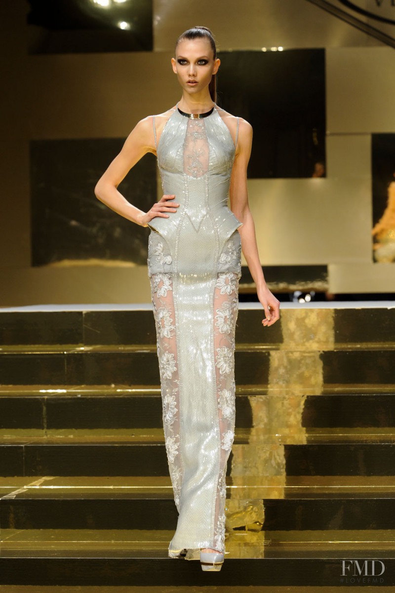 Karlie Kloss featured in  the Atelier Versace fashion show for Spring/Summer 2012