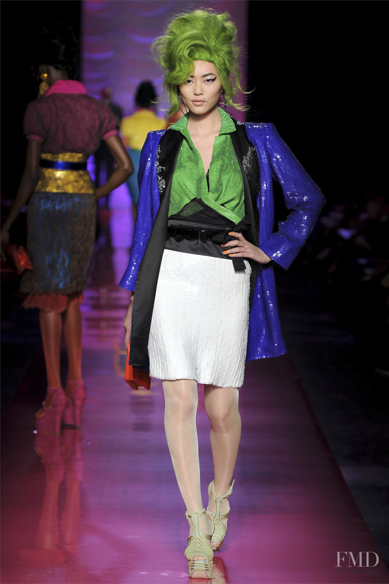 Liu Wen featured in  the Jean Paul Gaultier Haute Couture fashion show for Spring/Summer 2012