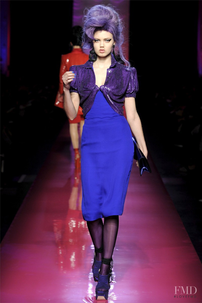 Lindsey Wixson featured in  the Jean Paul Gaultier Haute Couture fashion show for Spring/Summer 2012