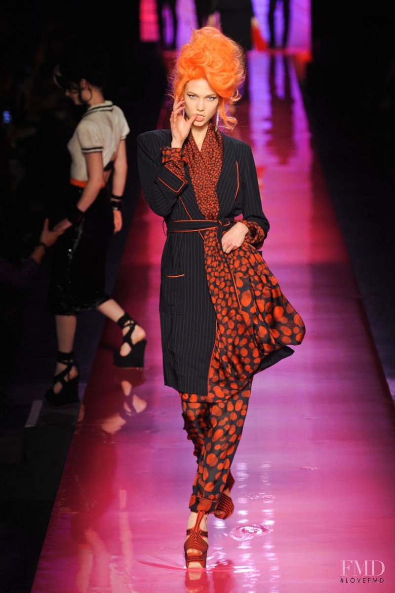 Karlie Kloss featured in  the Jean Paul Gaultier Haute Couture fashion show for Spring/Summer 2012