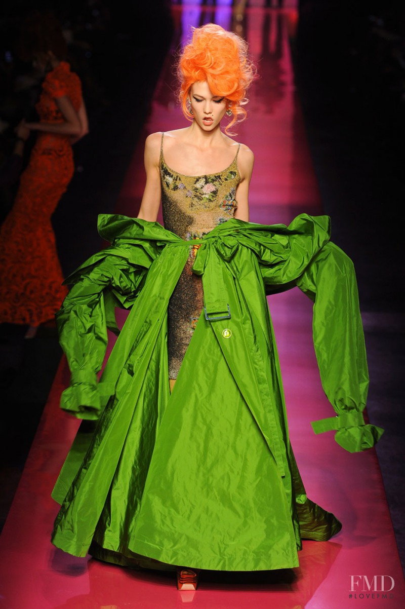 Karlie Kloss featured in  the Jean Paul Gaultier Haute Couture fashion show for Spring/Summer 2012