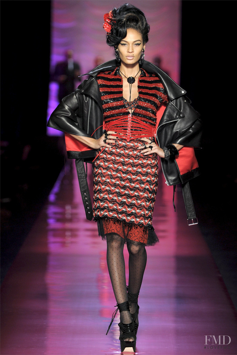 Joan Smalls featured in  the Jean Paul Gaultier Haute Couture fashion show for Spring/Summer 2012