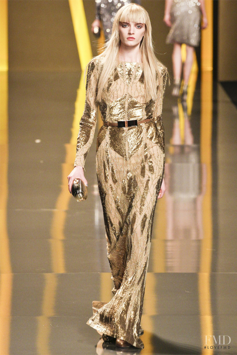 Daria Strokous featured in  the Elie Saab fashion show for Autumn/Winter 2012