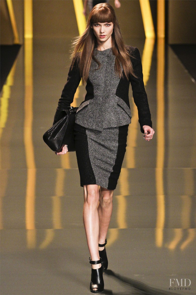 Karlie Kloss featured in  the Elie Saab fashion show for Autumn/Winter 2012