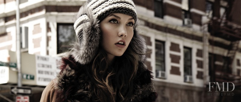 Karlie Kloss featured in  the EnC advertisement for Autumn/Winter 2011