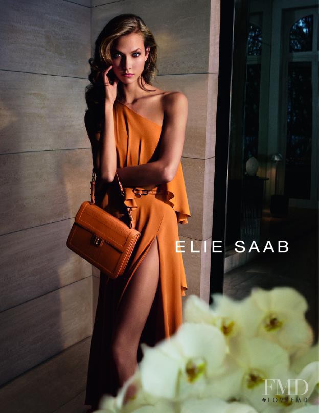 Karlie Kloss featured in  the Elie Saab advertisement for Spring/Summer 2012