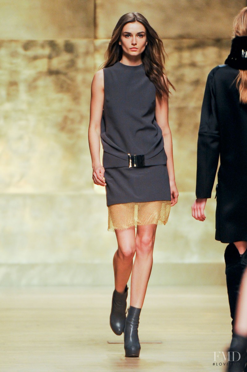 Andreea Diaconu featured in  the Paco Rabanne fashion show for Autumn/Winter 2012