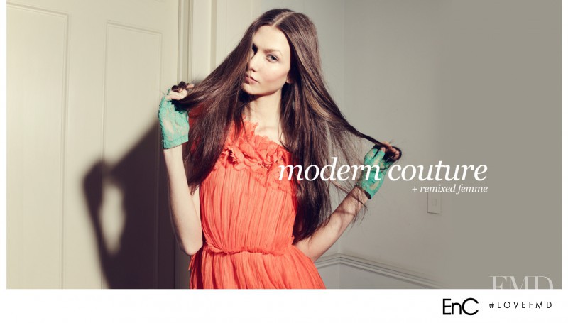 Karlie Kloss featured in  the EnC advertisement for Spring/Summer 2012