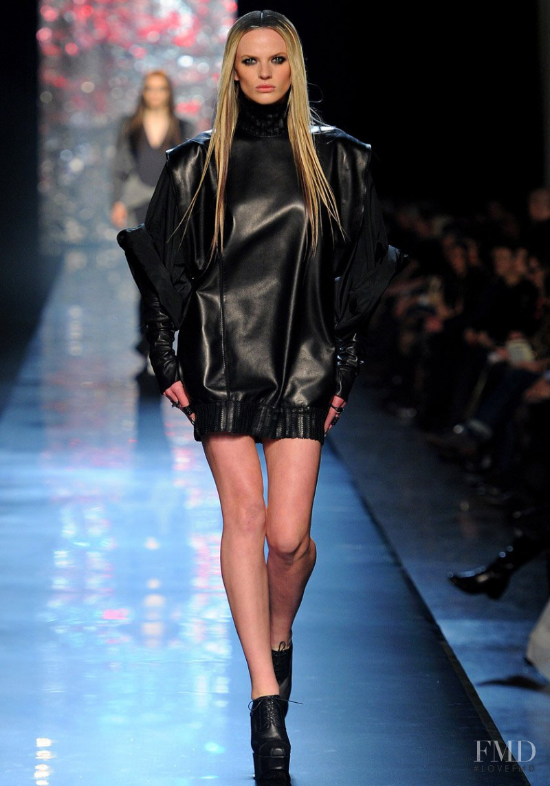 Anne Vyalitsyna featured in  the Jean-Paul Gaultier fashion show for Autumn/Winter 2012
