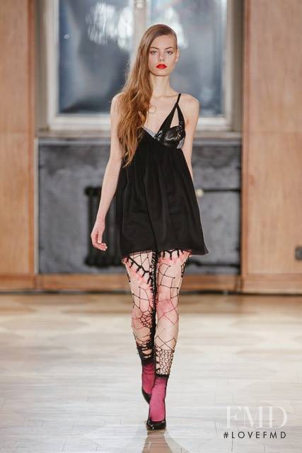 Zoe Willim featured in  the Augustin Teboul fashion show for Autumn/Winter 2016