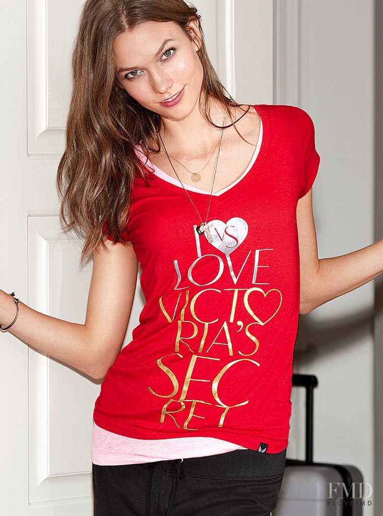 Karlie Kloss featured in  the Victoria\'s Secret Fashion catalogue for Autumn/Winter 2012