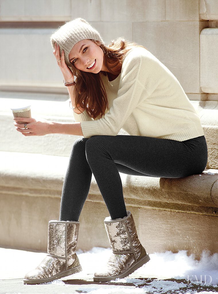 Karlie Kloss featured in  the Victoria\'s Secret Fashion catalogue for Autumn/Winter 2012