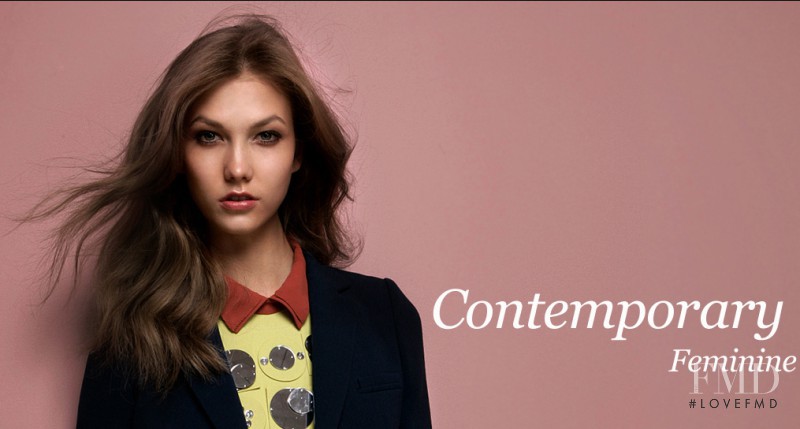 Karlie Kloss featured in  the EnC advertisement for Autumn/Winter 2012