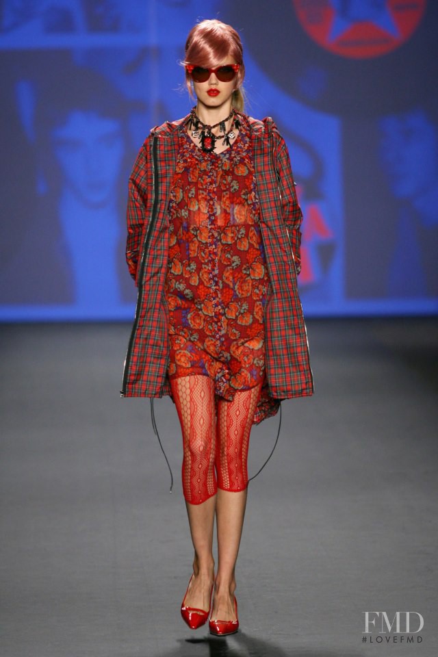 Lindsey Wixson featured in  the Anna Sui fashion show for Spring/Summer 2013