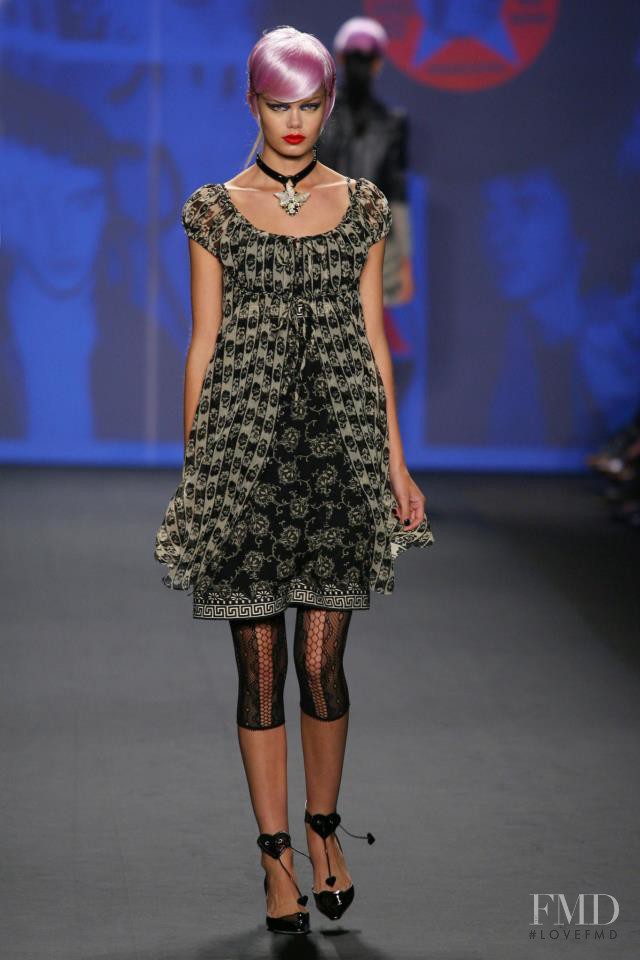 Frida Aasen featured in  the Anna Sui fashion show for Spring/Summer 2013