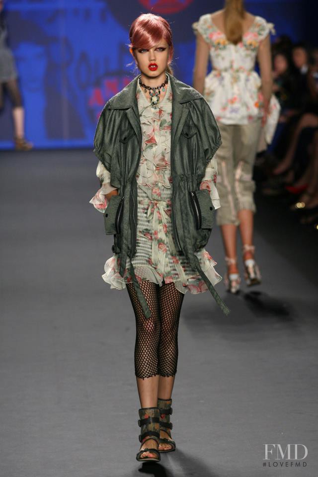 Lindsey Wixson featured in  the Anna Sui fashion show for Spring/Summer 2013