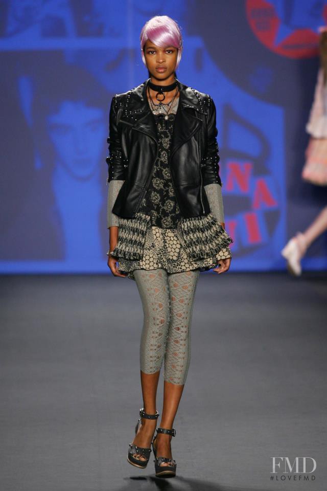 Marihenny Rivera Pasible featured in  the Anna Sui fashion show for Spring/Summer 2013