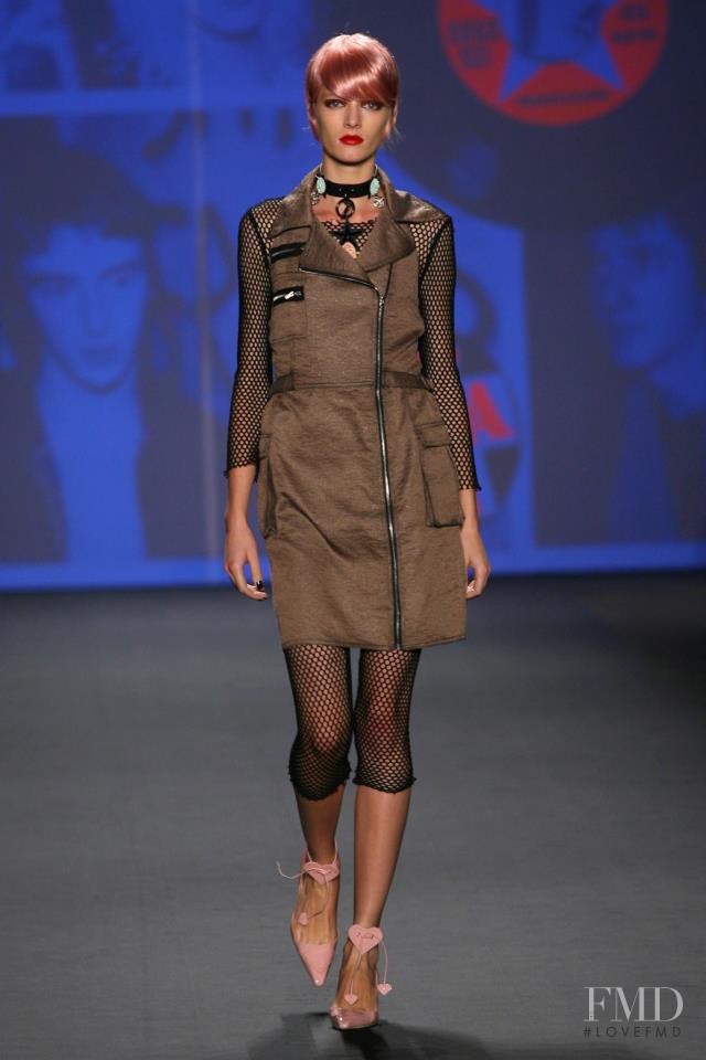 Daria Strokous featured in  the Anna Sui fashion show for Spring/Summer 2013