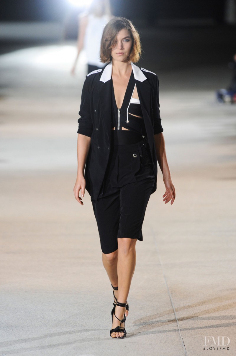 Arizona Muse featured in  the Anthony Vaccarello fashion show for Spring/Summer 2013