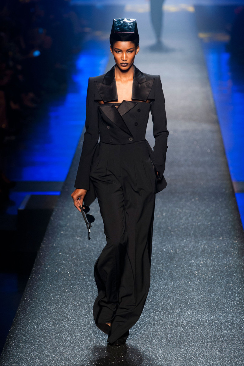 Sessilee Lopez featured in  the Jean-Paul Gaultier fashion show for Spring/Summer 2013