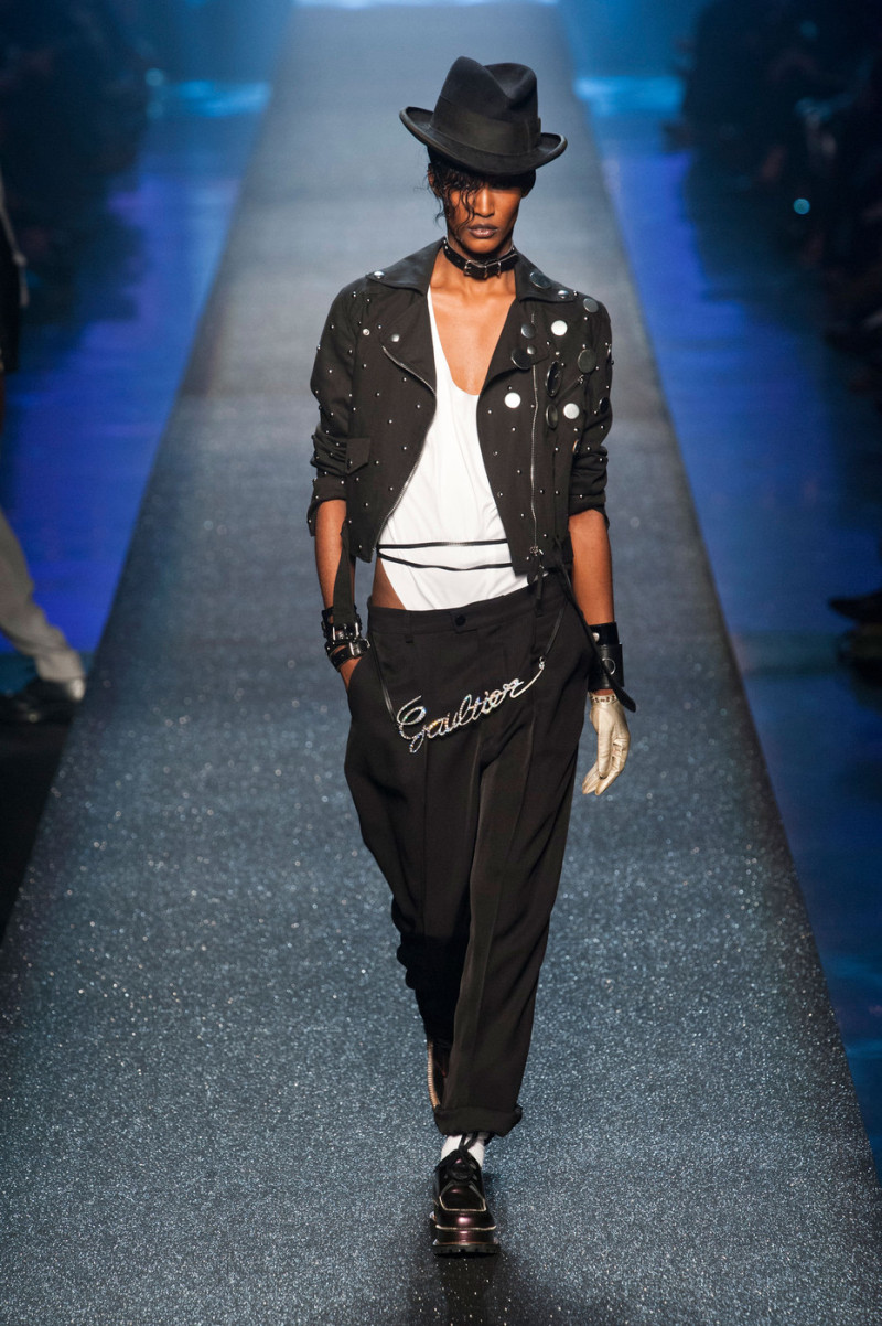 Sessilee Lopez featured in  the Jean-Paul Gaultier fashion show for Spring/Summer 2013