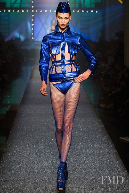 Karlie Kloss featured in  the Jean-Paul Gaultier fashion show for Spring/Summer 2013