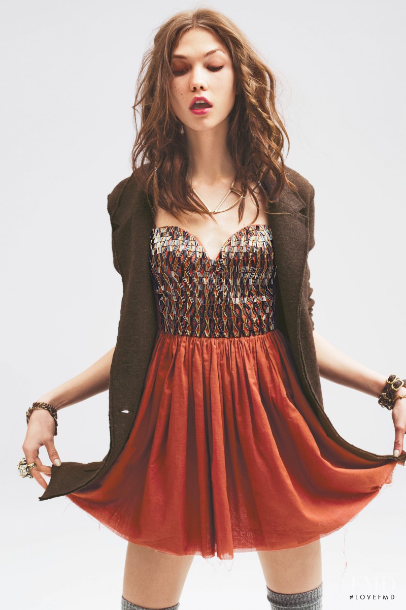 Karlie Kloss featured in  the Free People catalogue for Pre-Fall 2012