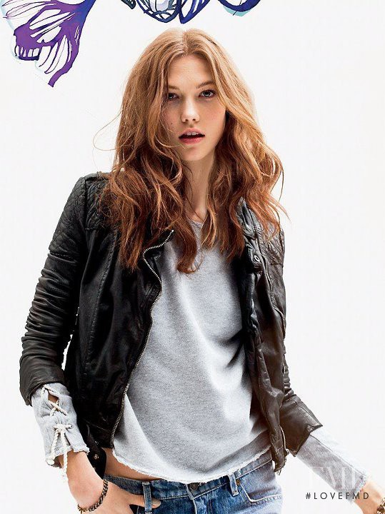 Karlie Kloss featured in  the Free People catalogue for Pre-Fall 2012