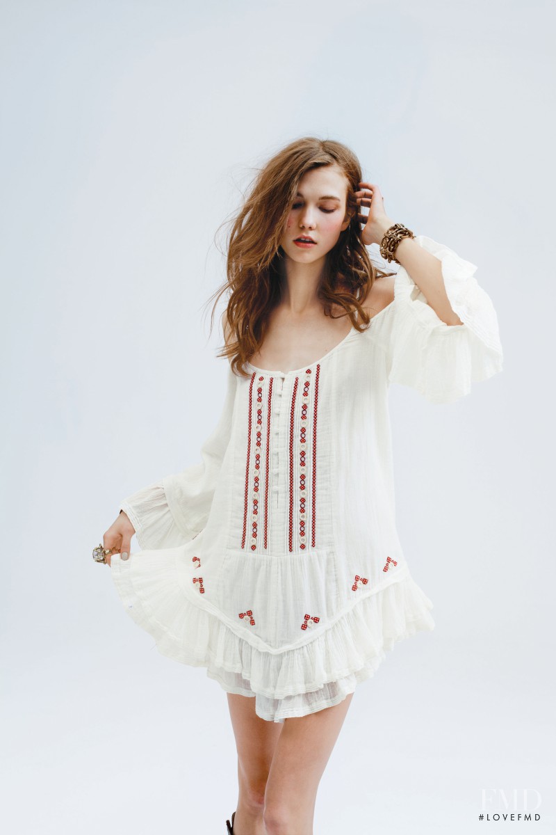 Karlie Kloss featured in  the Free People catalogue for Pre-Fall 2012