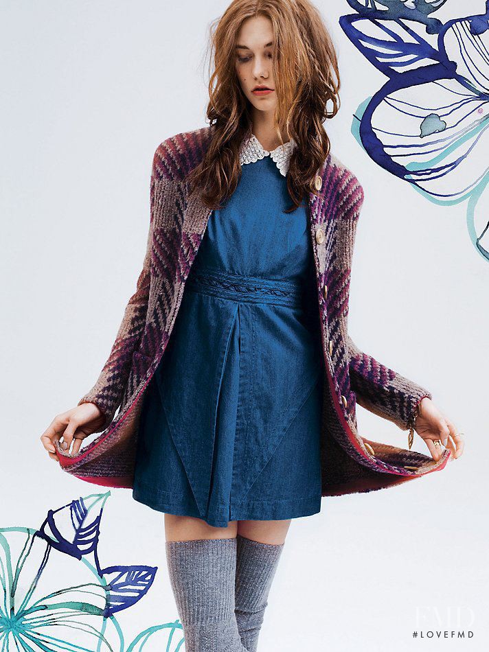 Karlie Kloss featured in  the Free People catalogue for Pre-Fall 2012