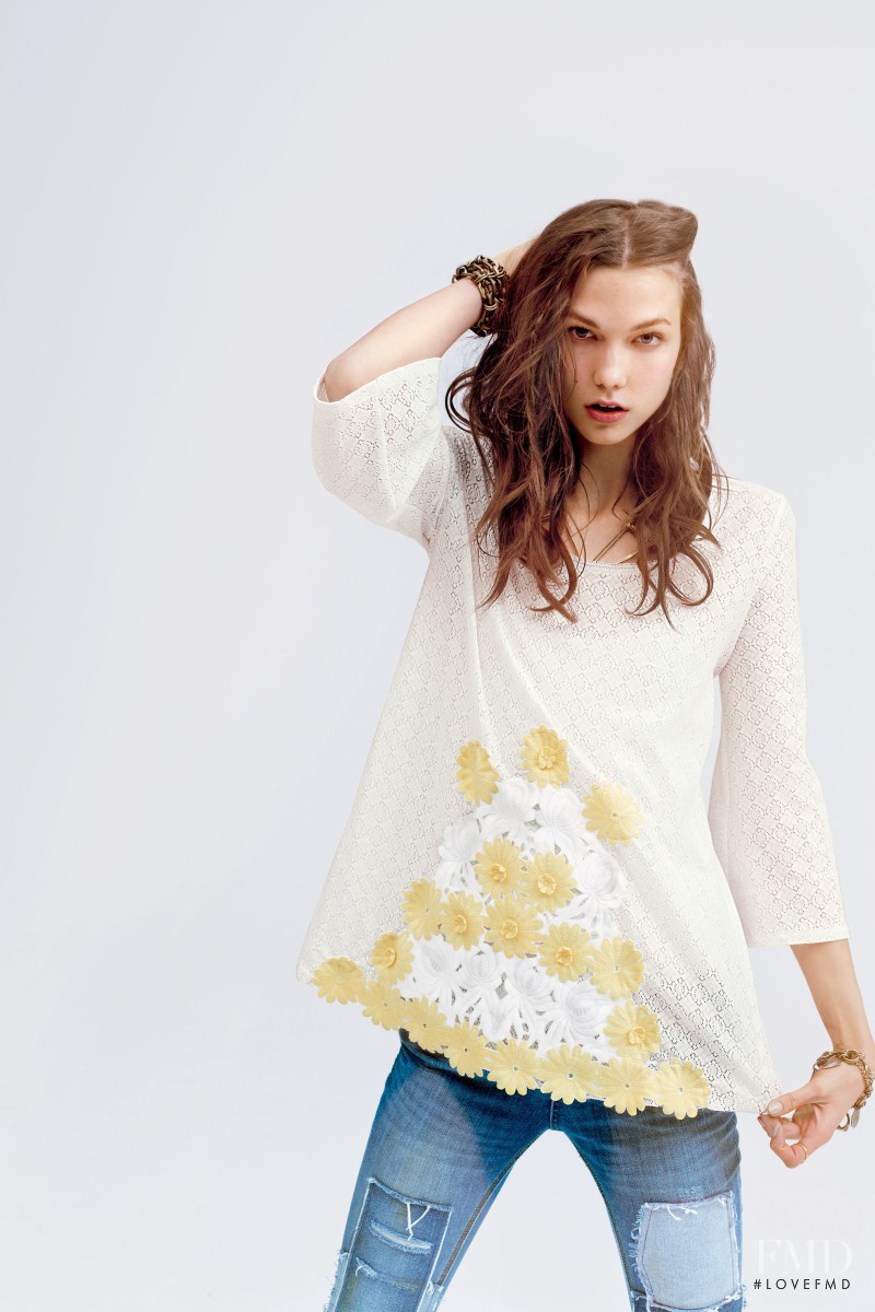 Karlie Kloss featured in  the Free People catalogue for Pre-Fall 2012