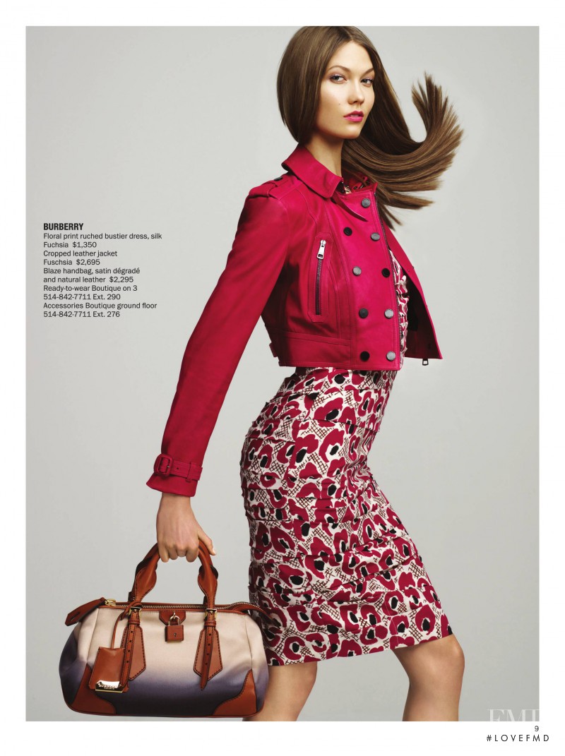 Karlie Kloss featured in  the Ogilvy catalogue for Spring/Summer 2013