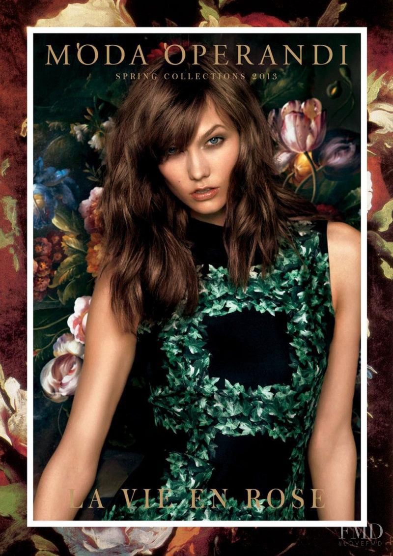 Karlie Kloss featured in  the Moda Operandi advertisement for Spring/Summer 2013