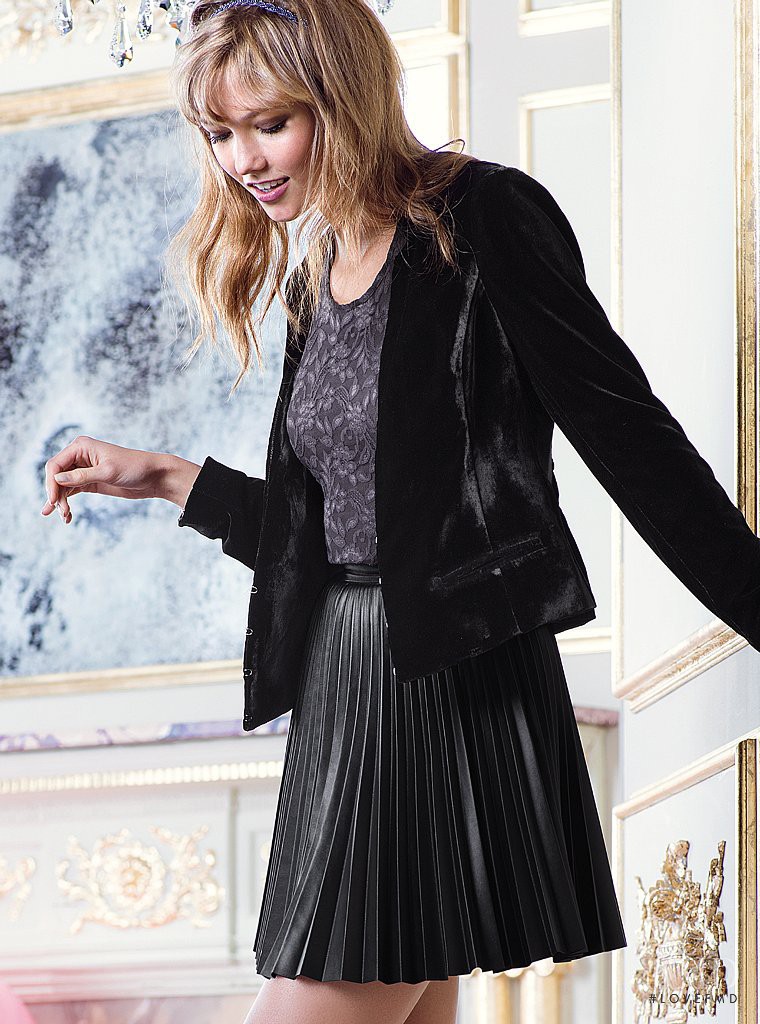 Karlie Kloss featured in  the Victoria\'s Secret Fashion catalogue for Autumn/Winter 2013