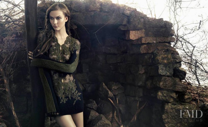 Karlie Kloss featured in  the Animale advertisement for Autumn/Winter 2014