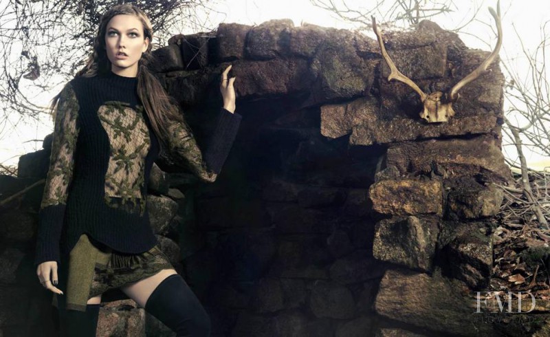 Karlie Kloss featured in  the Animale advertisement for Autumn/Winter 2014