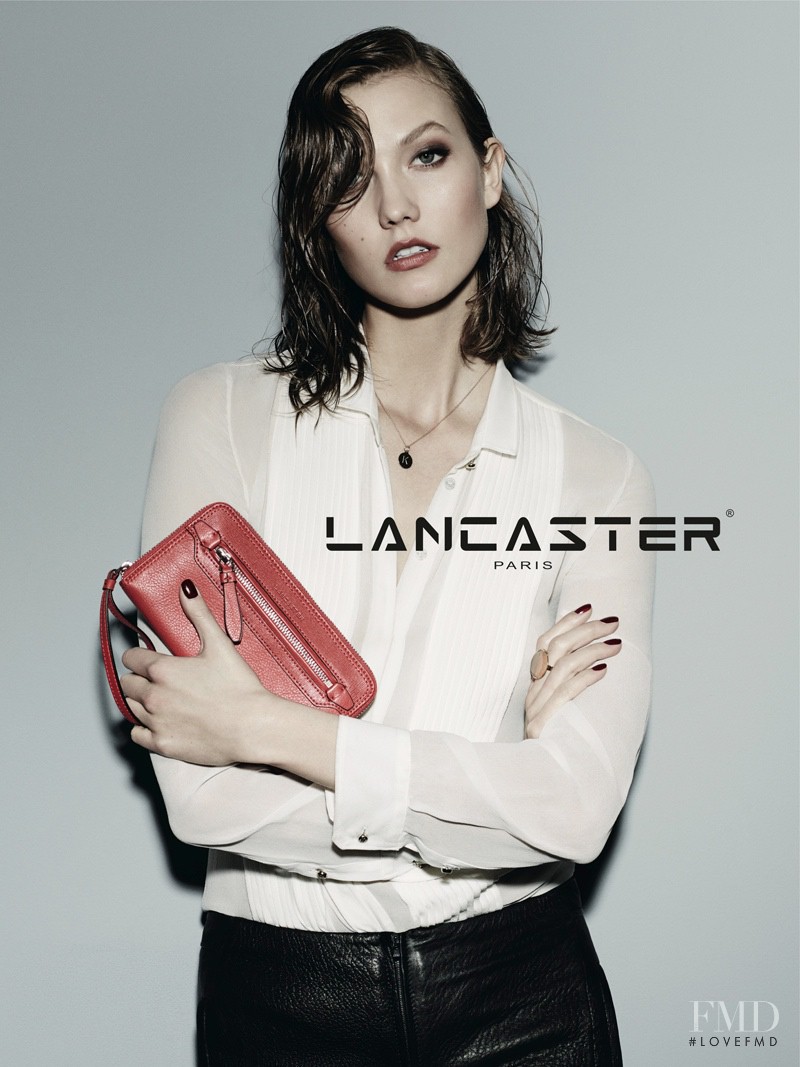 Karlie Kloss featured in  the Lancaster Paris advertisement for Autumn/Winter 2014