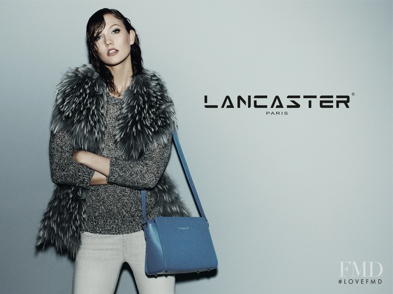 Karlie Kloss featured in  the Lancaster Paris advertisement for Autumn/Winter 2014