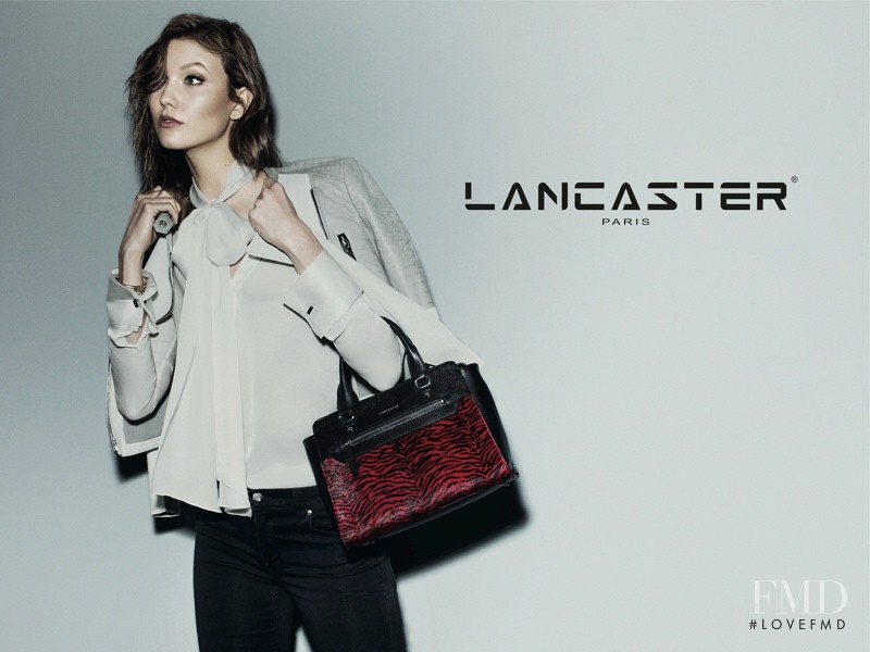 Karlie Kloss featured in  the Lancaster Paris advertisement for Autumn/Winter 2014