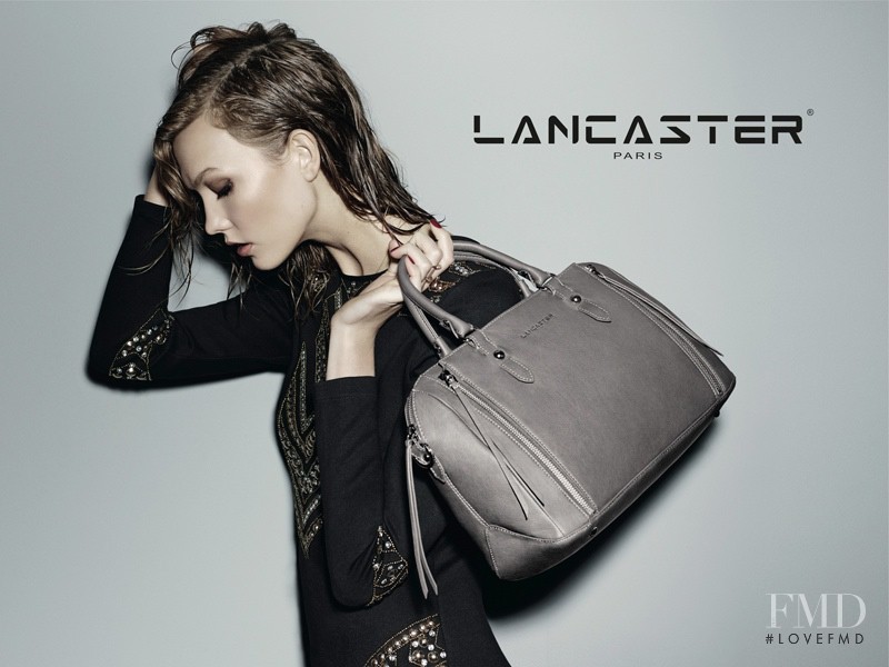 Karlie Kloss featured in  the Lancaster Paris advertisement for Autumn/Winter 2014