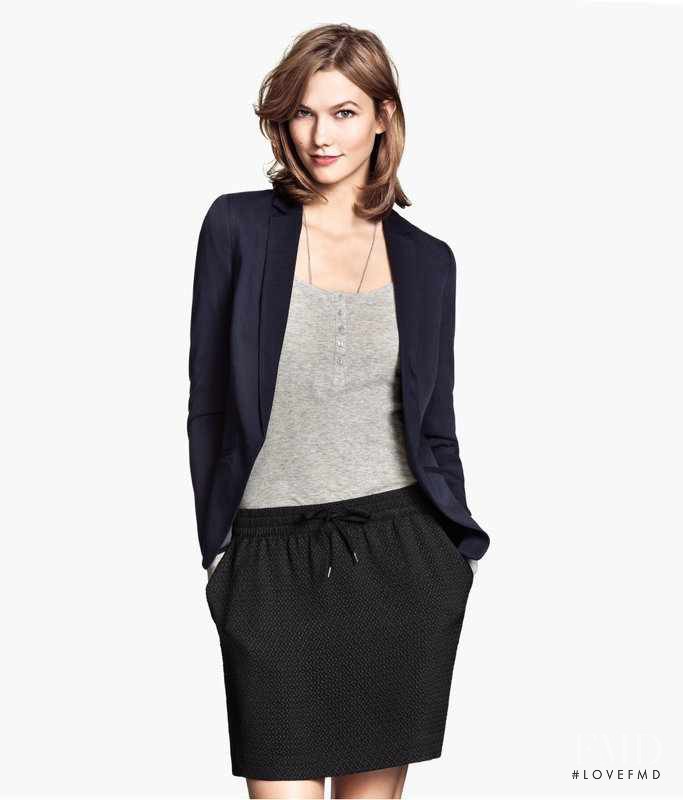 Karlie Kloss featured in  the H&M catalogue for Pre-Fall 2014